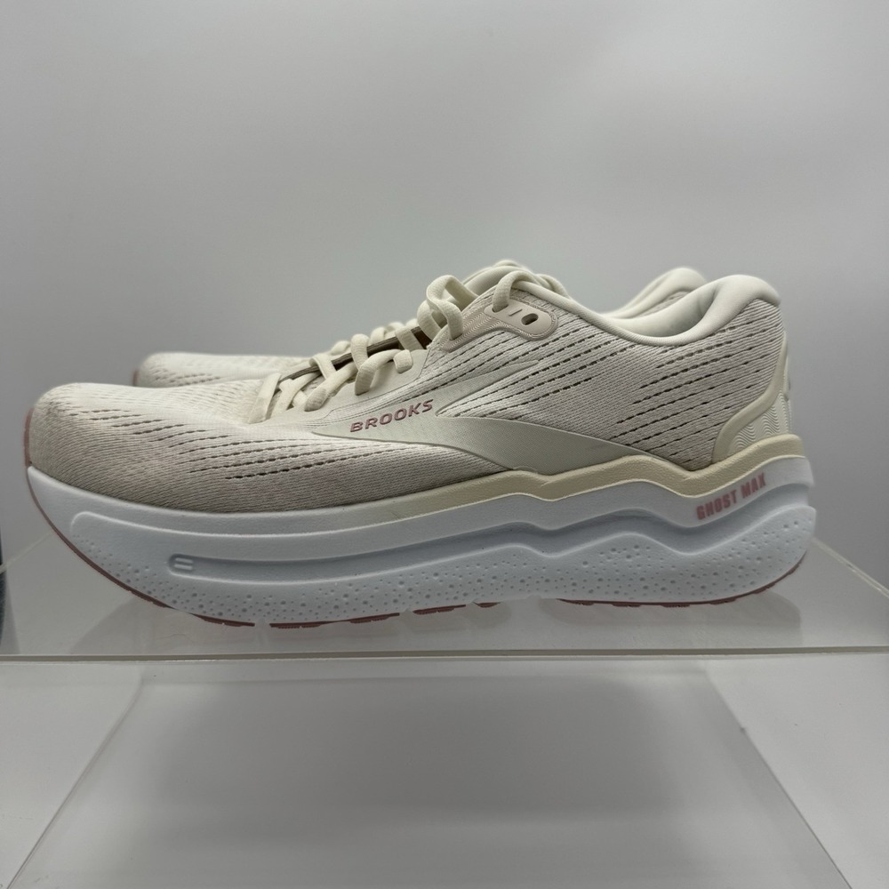Brooks Ghost Max 2 1204201B190 Beige Coconut Milk Running Shoes Women's 10.5 B